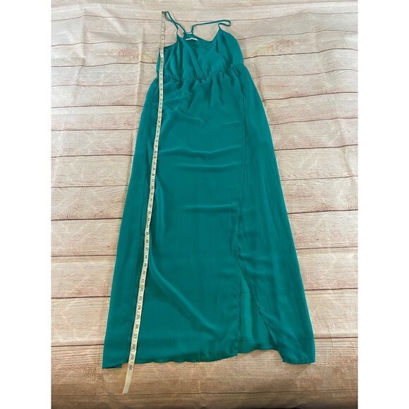 Zara Trafaluc Green Partially Lined Maxi Dress - Small - Picture 2 of 11